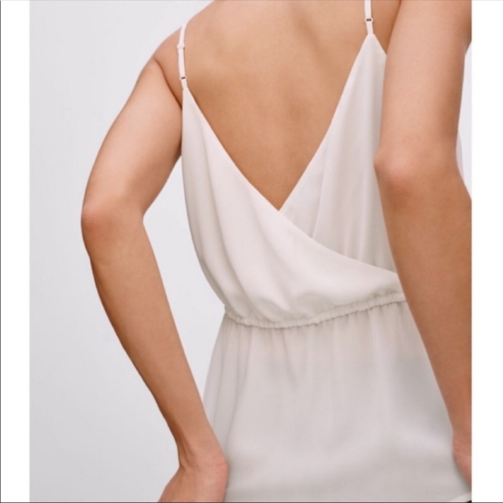 Aritzia Wilfred Warren Tank Top- Taupe- Size M